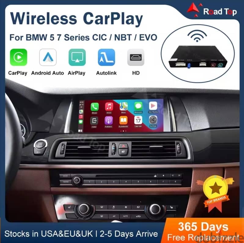 Wireless Apple CarPlay & Android Auto 4