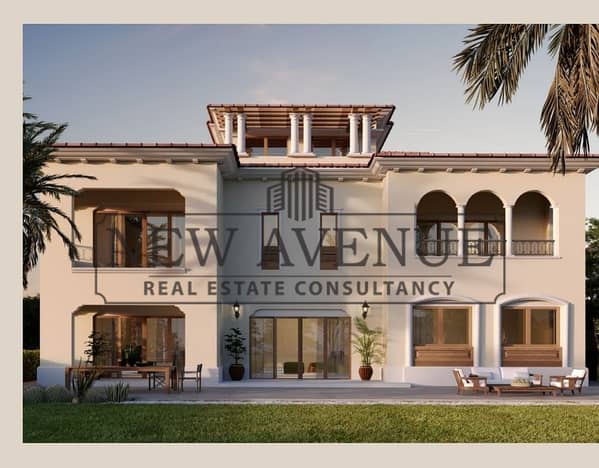 Second row golf Standalone Villa for sale in Sapphire golf City gate New Cairo developed by Qatari Diar