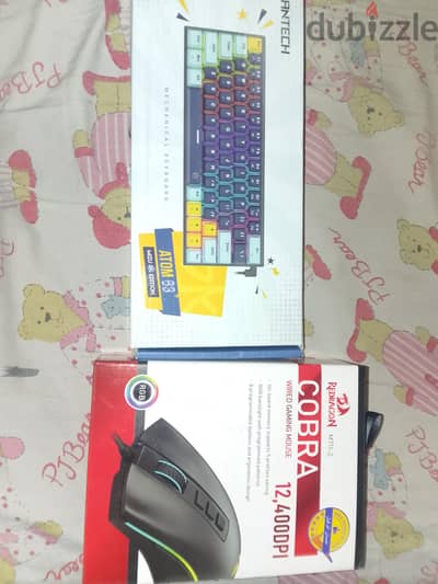 ماوس Redragon cobra + كيبورد Atom63