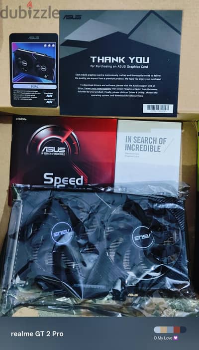 كارت شاشة3050 اسوس 8 جيجا بحالته  GeForce RTX 3050 8GB