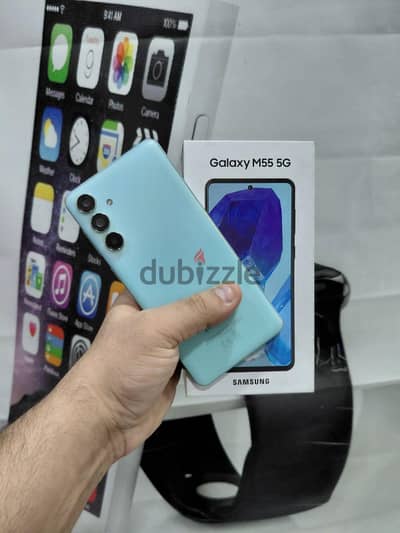 Samsung M55 8/256 استعمال خمس شهور كسر كسر زيرووو