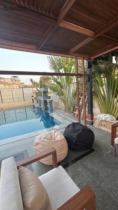 For sale villa in Rehab Hills elevator ultra super lux finishes with furniture