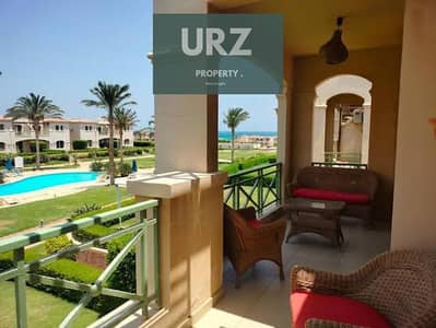 For sale, directly on the sea, a double-view chalet fully finished Ultra Modern in the best location in Ain Sokhna La Vista 6