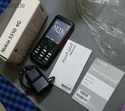 نوكيا 5310 4G بكامل مشتملاته خطين و كارت ميموري و كاميرا بدون ضريبة