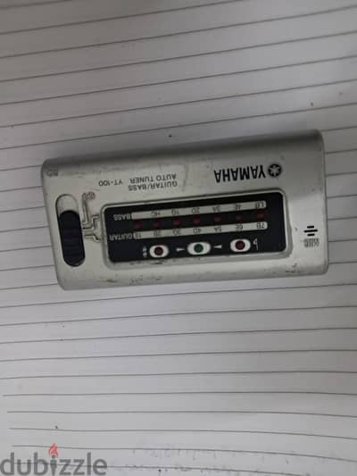 تيونر ياماها أصلي لضبط الجيتار والباس - Yamaha YT-100 Auto Tuner