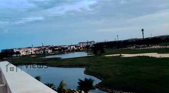 فيلا 395م + 443م حديقة مباشر علي البحيرة و الجولف مفروشة بالكامل مراسي Marassi
