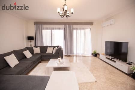 Ground floor with garden apartment for rent in Mivida Compound , New Cairo