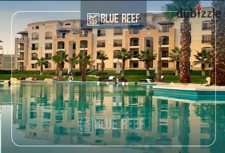 Ready to move apartment pool view prime location with lowest price in stone residence new cairo