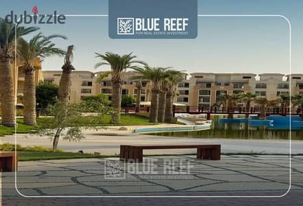 Penthouse finished pool view ready to move , near AUC, for sale in Stone Residence new cairo