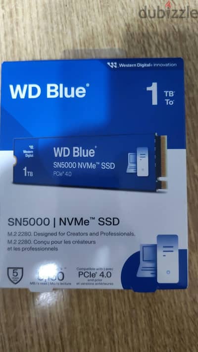 SSD WD Blue SN5000 1TB NVMe