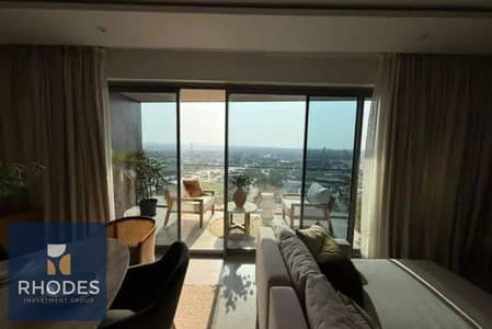 Resale APT with best price 89 sqm with open view over landscape , fully finished with AC’s ready for viewing in Zed West Elsheikh Zayed