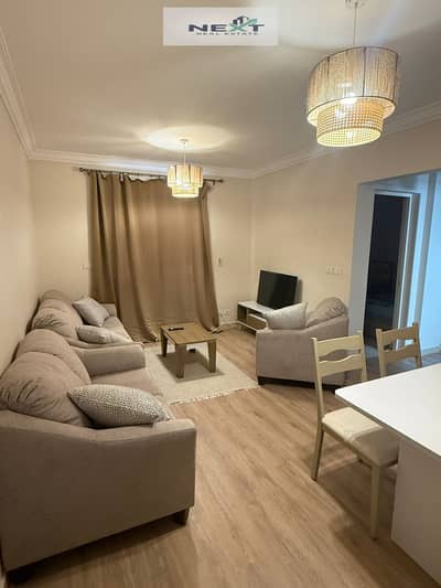 Furnished apartment for rent in Madinaty, 74 sqm, located in B12. The unit features a direct northern exposure and is situated very close to amenities