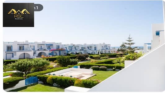Twin house deal for sale in Mountain View, Ras El Hikma  +  Greek Island Phase  +  sea view + Ultra super luxe + Comes with furniture ,& conditioners,