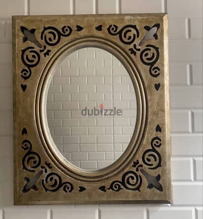 مراية فنتج ديكور بتصميم كلاسيكي مميز  48x58cm