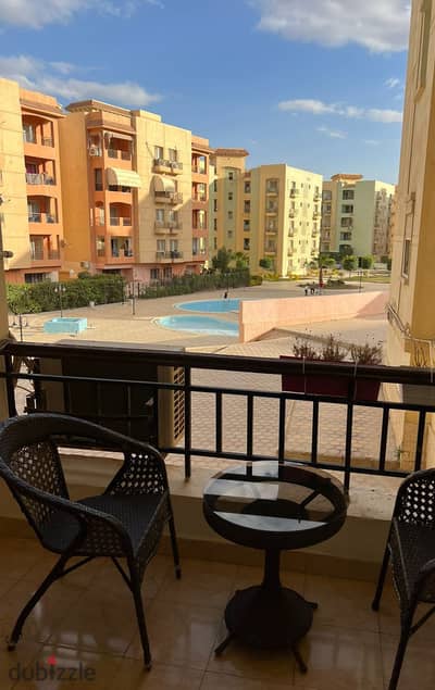 Furnished Studio sees the swimming pool, Dream Land Compound