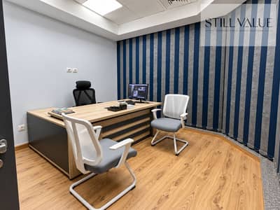 Office For Rent 55sqm Furnished on Al-Tas'een Street in Fifth Settlement, New Cairo
