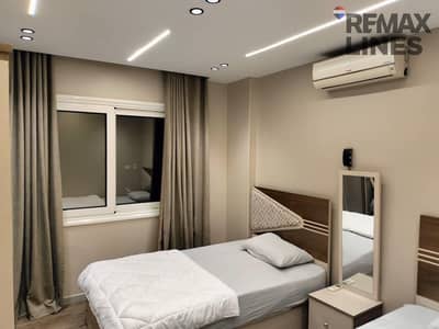 Available for sale, a distinctive hotel apartment in Madinaty B10, with an area of 116m, on the first upper floor, with a wide garden view.