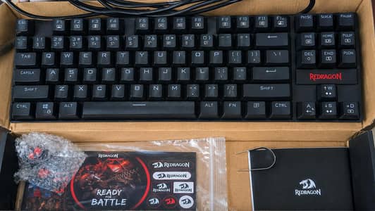 كيبورد ريد دراجون k552 ريد سوتش ريد لايت.  red swith Keyboard Redragon
