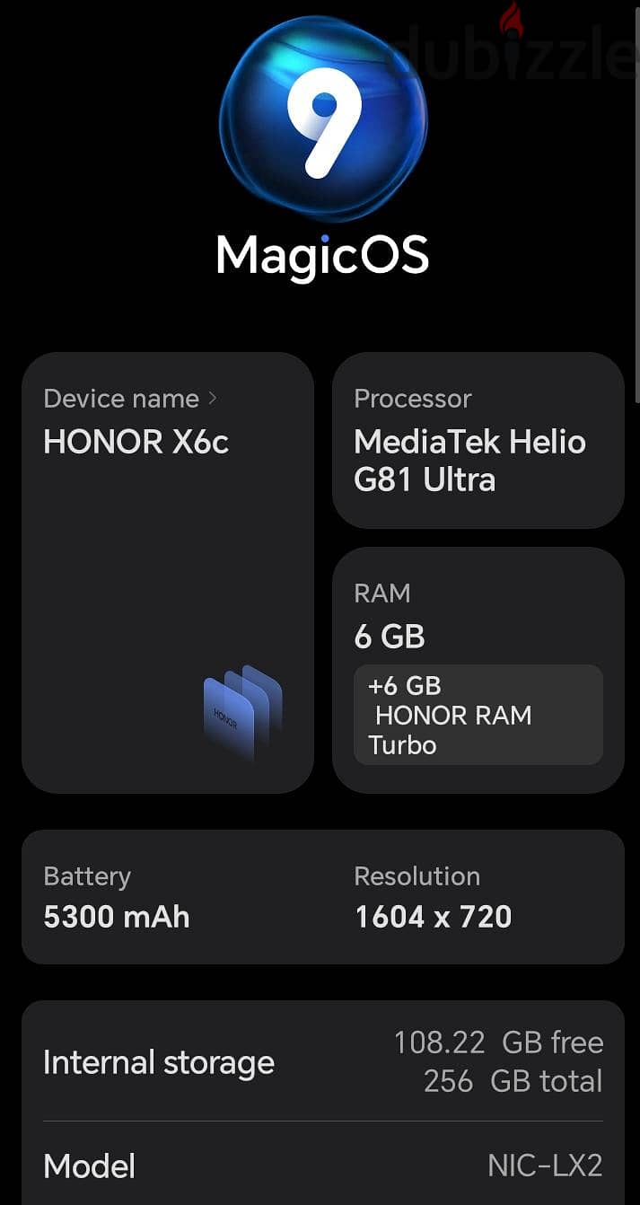 Honor X6c 16