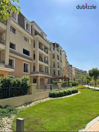 Apartment for sale in a prime location next to Madinaty in Sarai Compound in Mostakbal City, on the Suez Road, minutes from Fifth Settlement