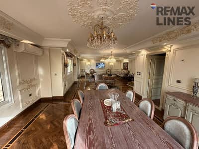 Apartment 258 meters for sale in Madinaty with furnishings and appliances, view of the villas and street with different finishing