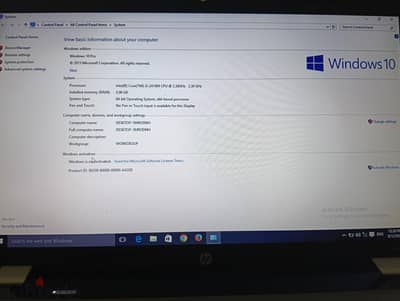لاب توب بحاله ممتازه