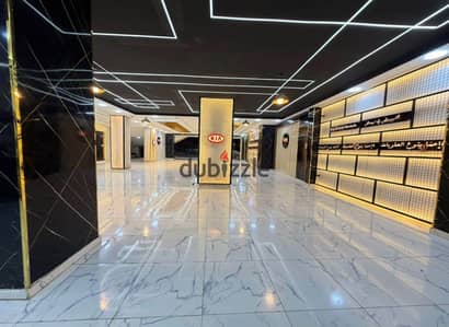 A unique investment opportunity in the Gardens of the Pyramids, a commercial shop of 300 meters next to the club and banks, with a rental return of 80,000 Egyptian pounds per month and a vital location that enhances the value of your investment