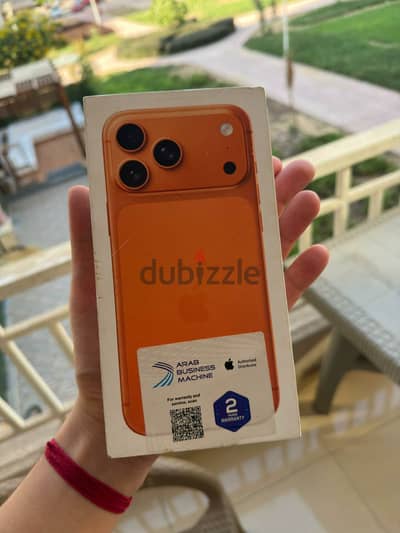 Iphone 17 pro max 256GB Cosmic Orange مدفوع ضريبة ZA شرق اوسط ضمان