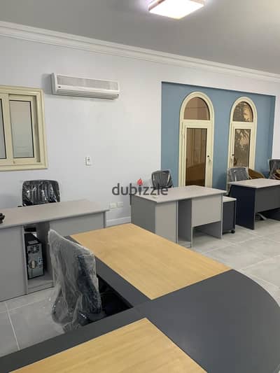 Furnished office for rent 90m + garden 70m near the Southern Academy close to the Northern Ninety
