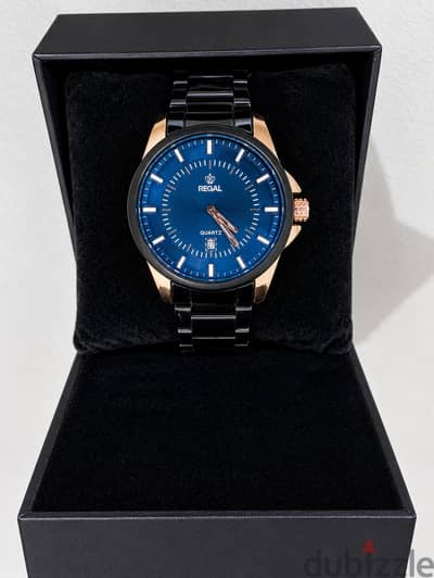 لمحبي الشياكة ساعة يد ماركة ( Regal ) Quartz