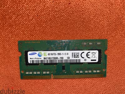 رام سامسونج للابتوب  DDR3L