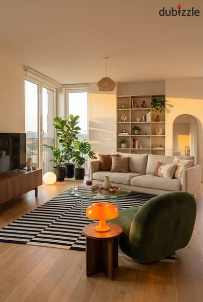 last apartment available to view with half price with bahary view in Taj City New CairoAirport, facing Kempinski  JW Marriott hotels