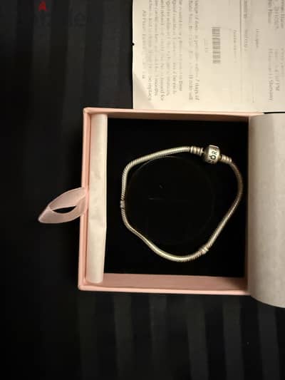 Original pandora bracelet with box bag and receipt