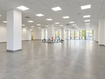 Commercial shop 450 sqm for rent on Al-Jazeera Al-Raeesi Street in Mohandessin