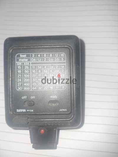 فلاش كاميرا تصوير كلاسيكي Sunpak MX114 ياباني أصلي