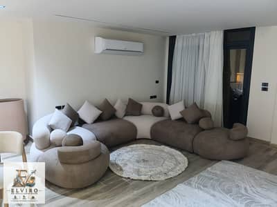 Ultra Super Lux Apartment with Ultra Modern Furniture For Rent in Azad Compound - 5th Settlement
