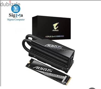 GIGABYTE AORUS Gen5 12000 SSD 2TB - PCIe 5.0 كسر زيرو بالكرتونة