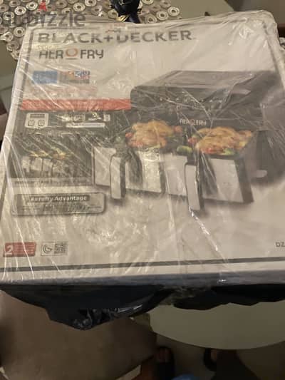 Black + Decker air fryer جديده متفتحتش