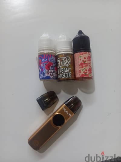 Vape فيب توكيو معاها تلت ازايز ليكود واتنين كاردتج