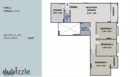 Apartment 164 sqm immediate delivery first floor in a compound with integrated services in the heart of Hadiqat October