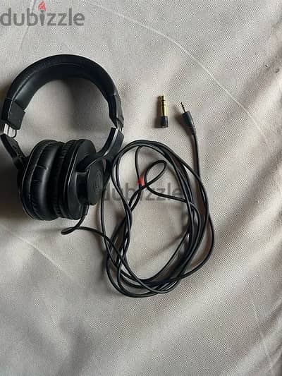Audio-Technica ATH-M20x بحالة ممتازة بالجاك الأصلي