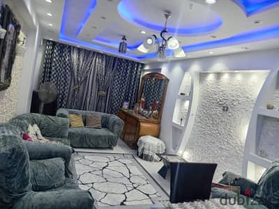 120-square-meter apartment for sale, located on Matariya Museum Street, near the Manshiyat El-Tahrir (El-Na'am) Youth Center.