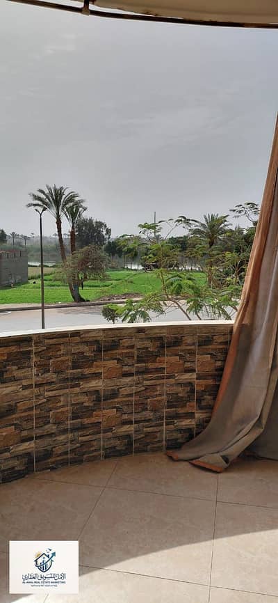 Furnished apartment for rent, Corniche of Hadaeq Helwan, close to Helwan University and all transportation, services, and the metro.