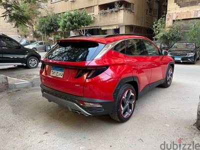 Hyundai Tucson 2021 الفئة الرابعة عداد 90 الف