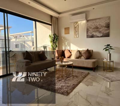 Modern Furnished Apartment for Rent Prime Location  in Lake View Residence, New Cairo – 154 sqm, 2 Bedrooms, 2 Bathrooms.