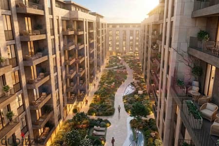 Apartment for sale, 130 sqm, located in a compound in Smouha (with an open view of the plaza; price per sqm starting from 38,850 EGP).