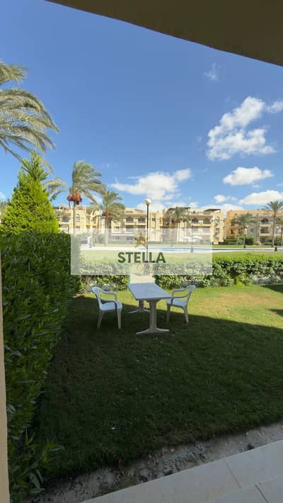 Ground Floor Chalet for Sale Super Lux Finishing in Stella Sidi Abdel Rahman Main North Coast with Garden Driver’s Room with Private Bathroom
