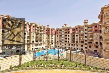 Ready to move! 209m high ground floor apt, fully finished with ACs in prime Deyar City 2 Compound, Mokattam. Luxury living at its best!