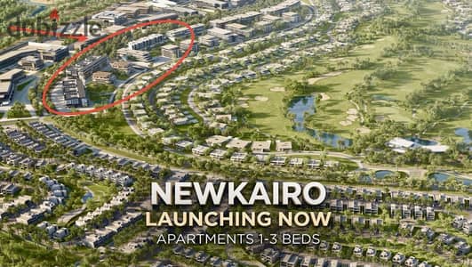NEWKAIRO By G Developments | 3 Bedrooms Service Apartment With AC’S in Front Of Madinaty