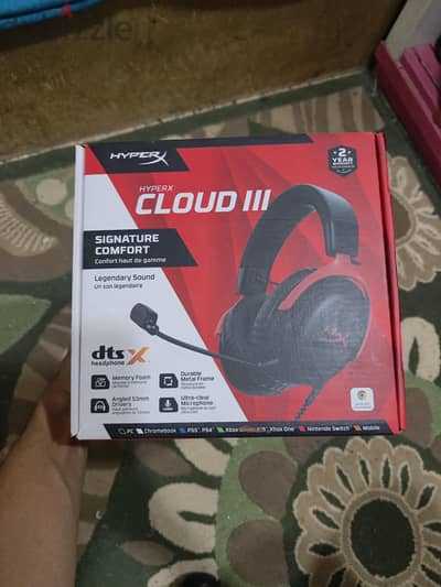 سماعة Hyper X cloud 3 Wired استخدام 6 شهور في الضمان